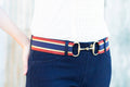 Ellany - Taylor - 2" Gold Snaffle Elastic Belt