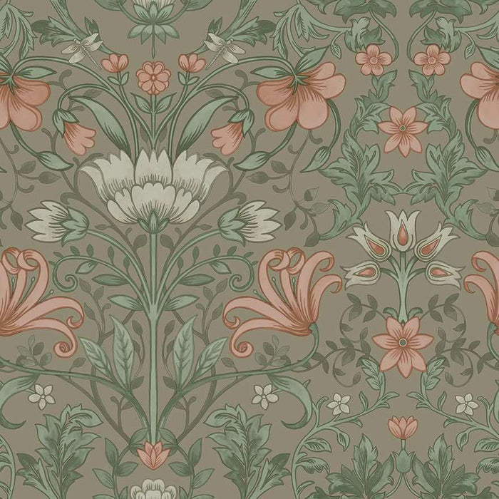Emiliana - Trailing Floral Wallpaper - Champagne - Last Roll