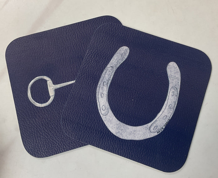 Equestrian Coaster Horseshoes & Bits