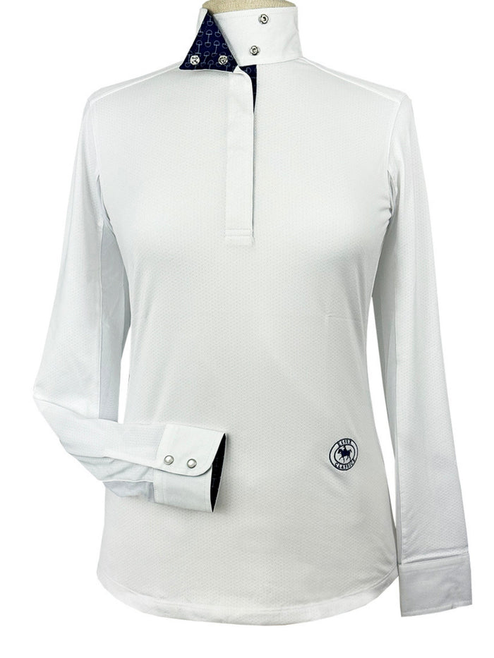 Essex Classics Ladies Talent Yarn Wrap Collar Show Shirt LS