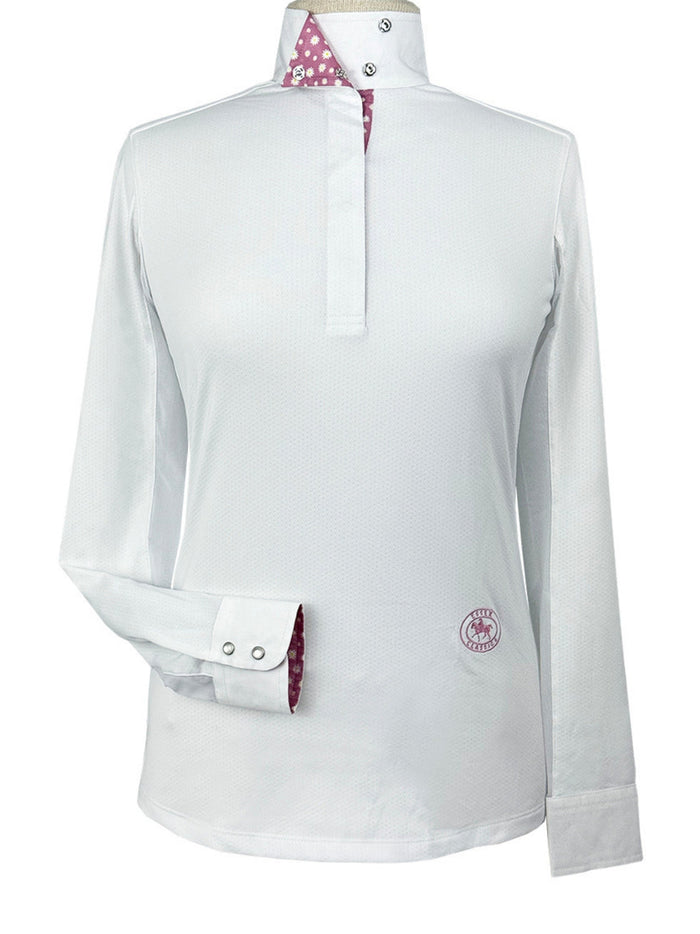 Essex Classics Ladies Talent Yarn Wrap Collar Show Shirt LS