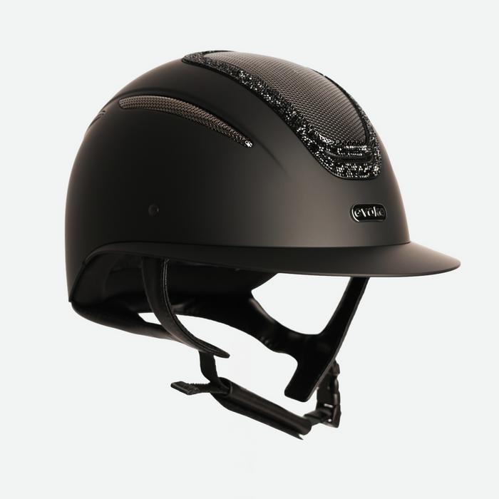 Evoke Elara Crystal Frame Wide Peak Helmet