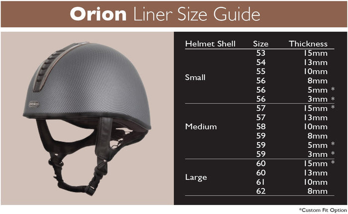 Evoke Liner for Orion Helmet
