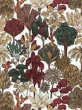 Exotic Oasis Wallpaper - Brown