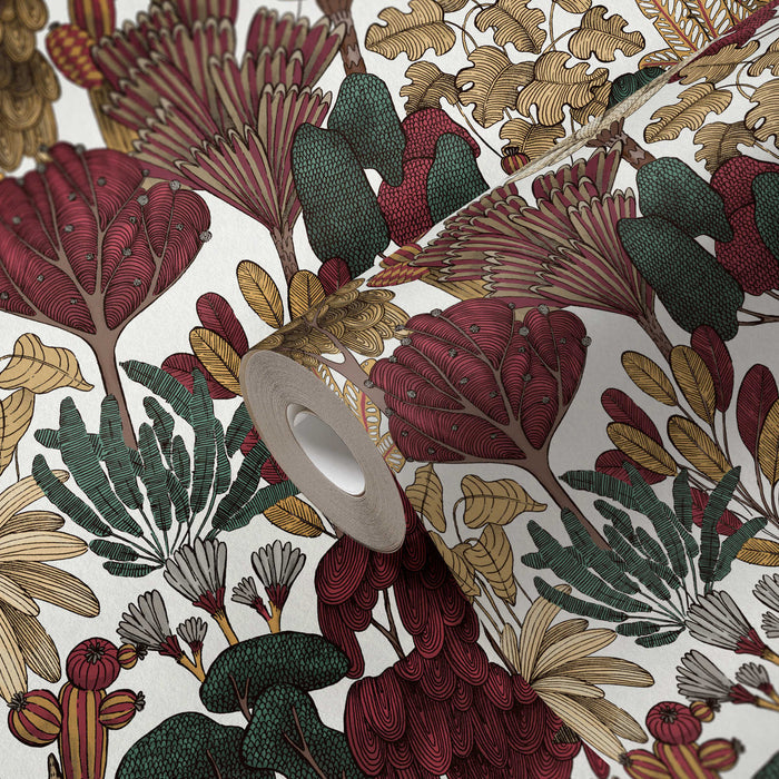 Exotic Oasis Wallpaper - Brown