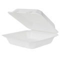 Extra Large Compostable Food Container - Karat Earth 9x9 Bagasse Containers - 200 ct-To-Go Packaging-Karat-Restaurant Supply Drop