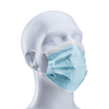 Face Mask with Elastic Ear Loops, 3-Ply - 50 Bulk Face Masks-Janitorial & Sanitation-Karat-Restaurant Supply Drop