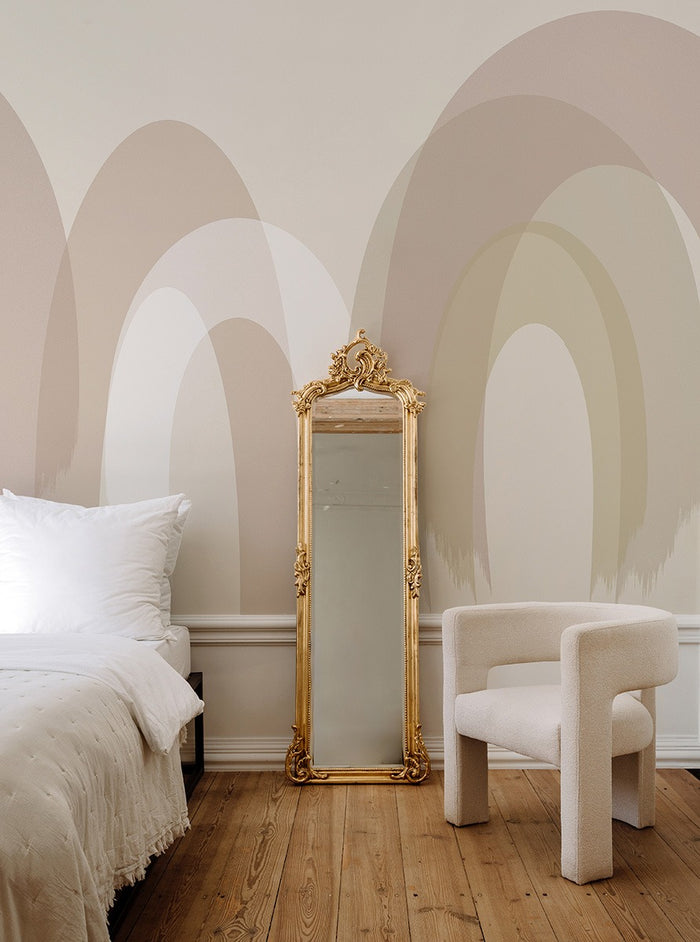 Fantasy Arch - Custom Sized Wallpaper Mural (per m2) - Beige