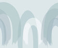 Fantasy Arch - Custom Sized Wallpaper Mural (per m2) - Blue