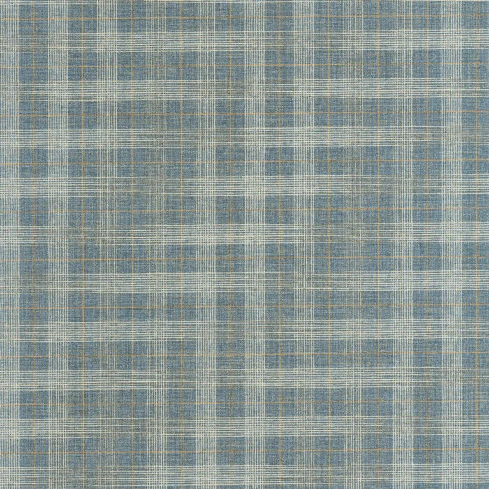 Fitting Room - Checks Wallpaper - Bleu Canard