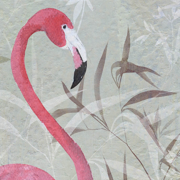 Flamingos Garden Customisable Mural {per m2}