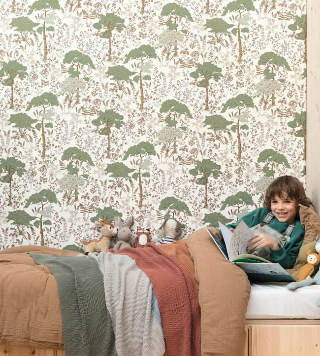Flaner Wallpaper - Beige/White