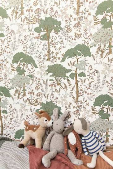 Flaner Wallpaper - Beige/White