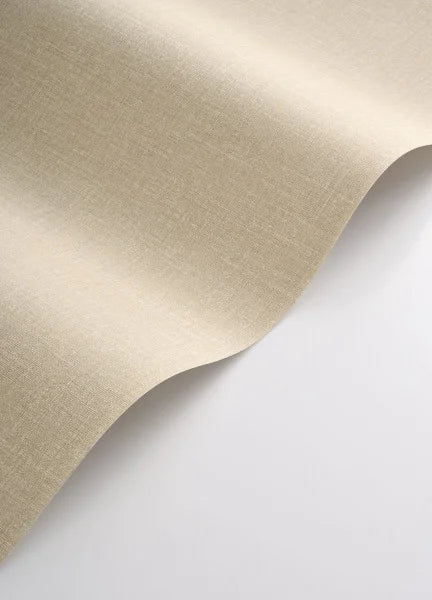 Flax - Plain Wallpaper - Beige Sable