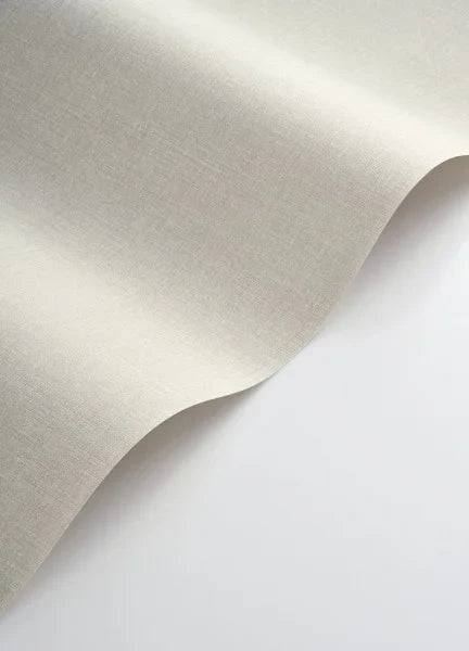 Flax - Plain Wallpaper - Gris Duvet