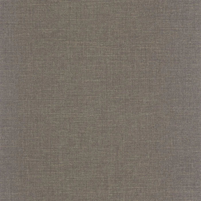 Flax - Plain Wallpaper - Noir Fusain