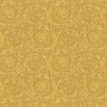 Versace Floral Garland Wallpaper - Gold/Yellow