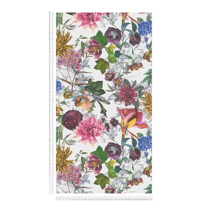 Floral Trails Wallpaper - Multicolour