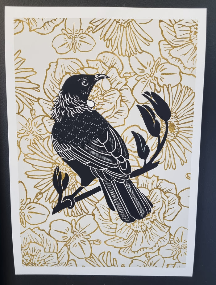 Floral Tui - Fine Art Print