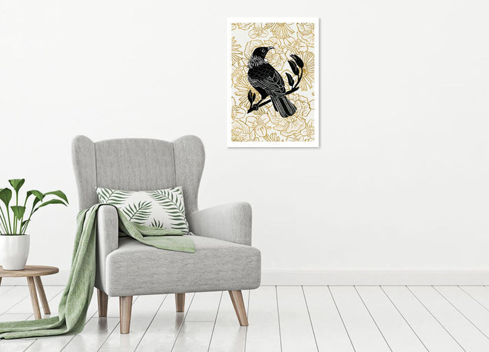 Floral Tui - Fine Art Print
