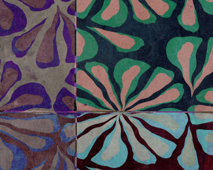 Flower Power - Custom Sized Wallpaper Mural (per m2)