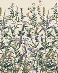 Flowering Herbs - Custom Sized Mural Wallpaper (per m2)