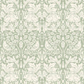 Forest Rabbit Wallpaper - Sage Green