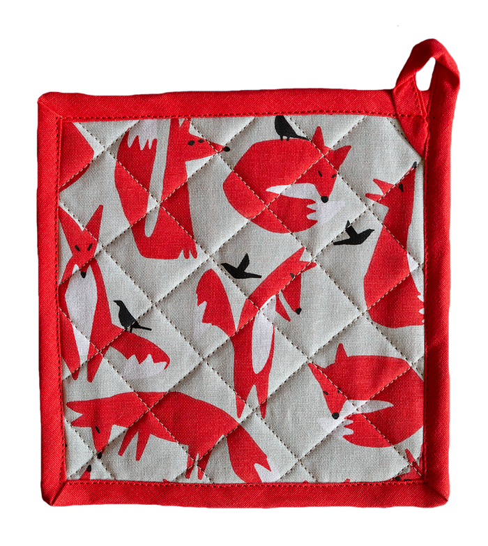 Fox Oven Glove & Pot Holder Set - Allgifts Australia