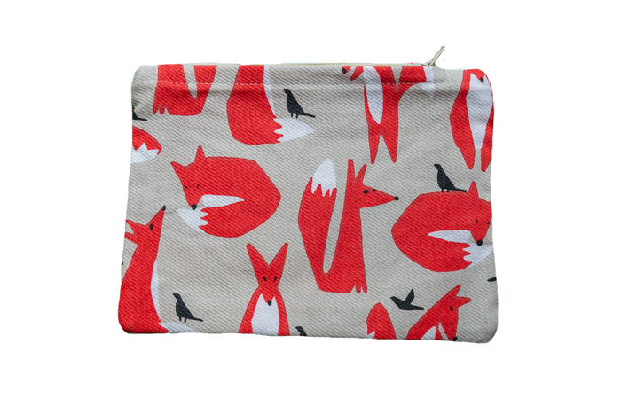 Foxes - Zip Pouch - Allgifts Australia