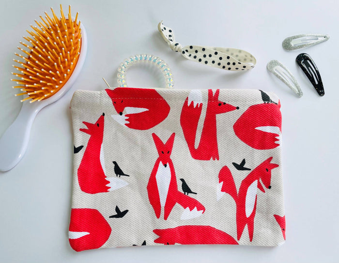 Foxes - Zip Pouch - Allgifts Australia