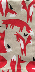 Foxes Cotton Napkins - Allgifts Australia -  (Set of 4)
