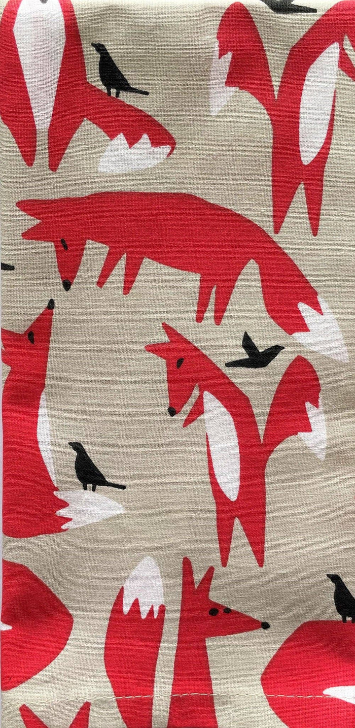 Foxes Cotton Napkins - Allgifts Australia -  (Set of 4)
