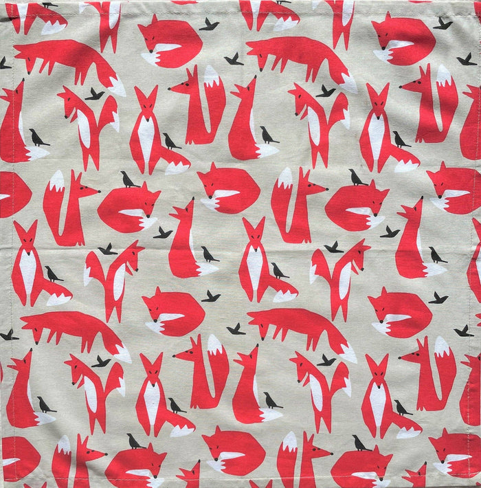 Foxes Cotton Napkins - Allgifts Australia -  (Set of 4)