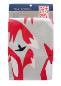 Foxes Tea Towel - Allgifts Australia