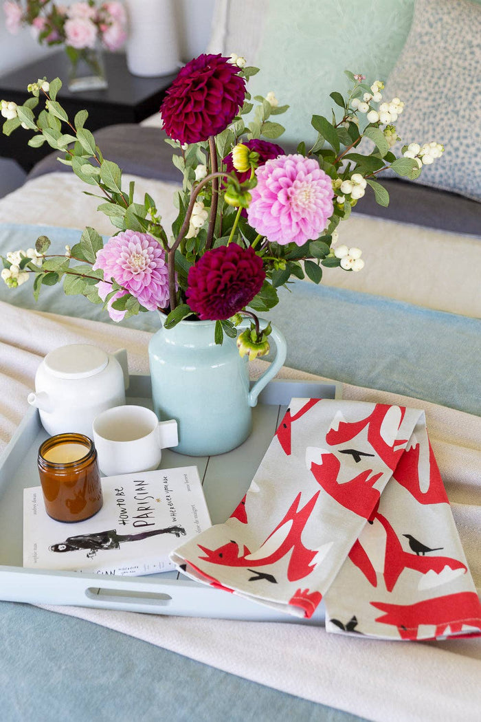Foxes Tea Towel - Allgifts Australia
