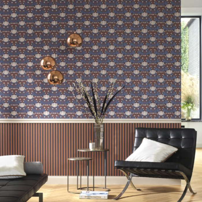 Foxtrot Wallpaper - Purple - Discontinuing