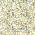 Fruit Wallpaper by William Morris - Bayleaf/Russet