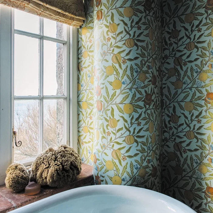 Fruit Wallpaper by William Morris - Sky