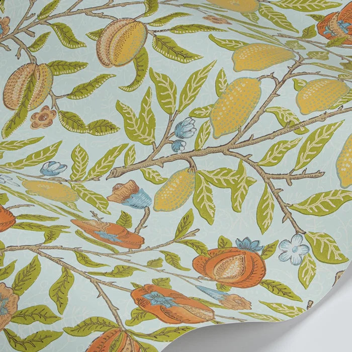 Fruit Wallpaper by William Morris - Sky