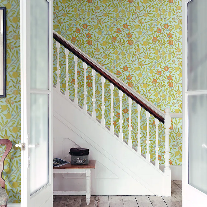 Fruit Wallpaper by William Morris - Sky