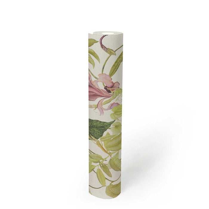 Garden Wallpaper - Green/White - Last 6 Rolls
