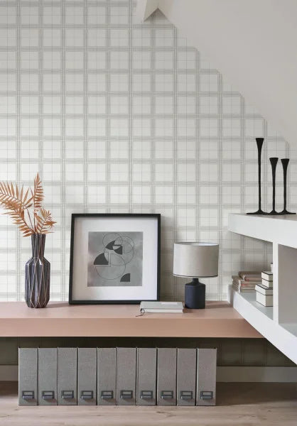 Gentle Thread Wallpaper - Gris Duvet