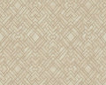 Geo Parquet Wallpaper (Metropolitan Stories 3 Collection) - Brown