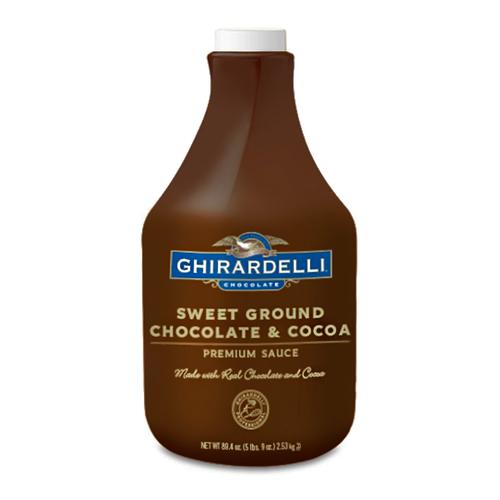Ghirardelli Sweet Ground Chocolate & Cocoa Sauce (64 fl oz)-Sauces-Ghirardelli-Restaurant Supply Drop