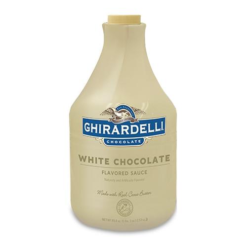 Ghirardelli White Chocolate Flavored Sauce (64 fl oz)-Sauces-Ghirardelli-Restaurant Supply Drop