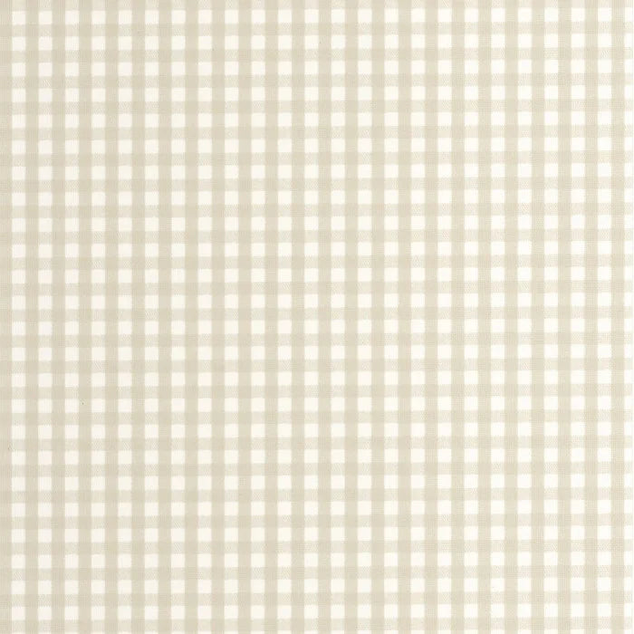 Gingham Charm Wallpaper - Beige Sable
