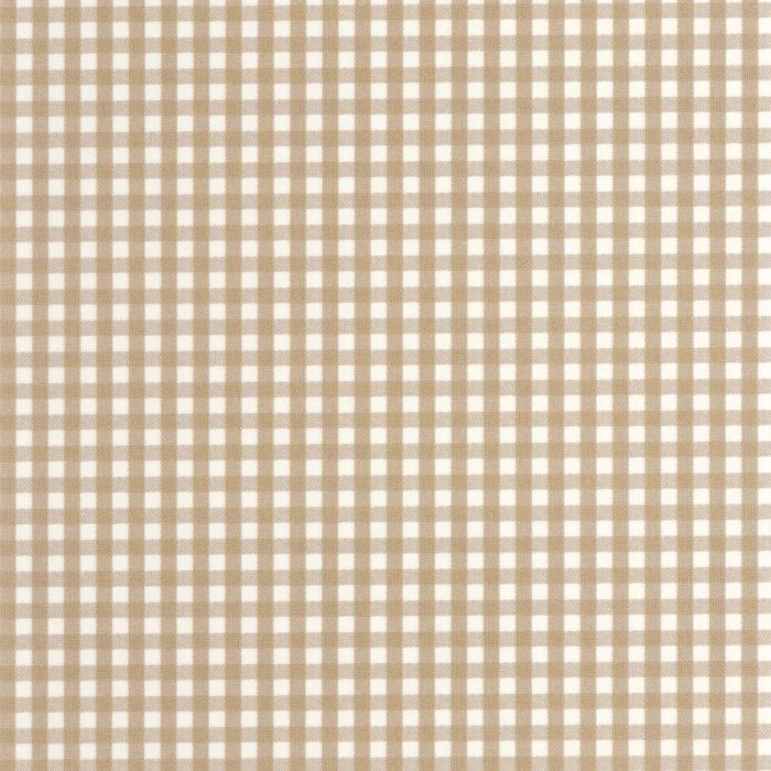 Gingham Charm Wallpaper - Camel