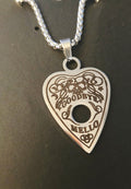 Gothic Skull Planchette Necklace