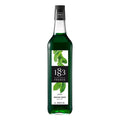 Green Mint Syrup 1883 Maison Routin - 1 Liter Bottle-Syrups-1883 Maison Routin-Restaurant Supply Drop