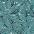 Greenery Vinyl Leaf Wallpaper - Teal